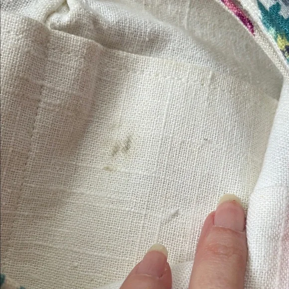 Rare Floral/Fruit Canvas Vera Bradley Tote Bag - Picture 10 of 16